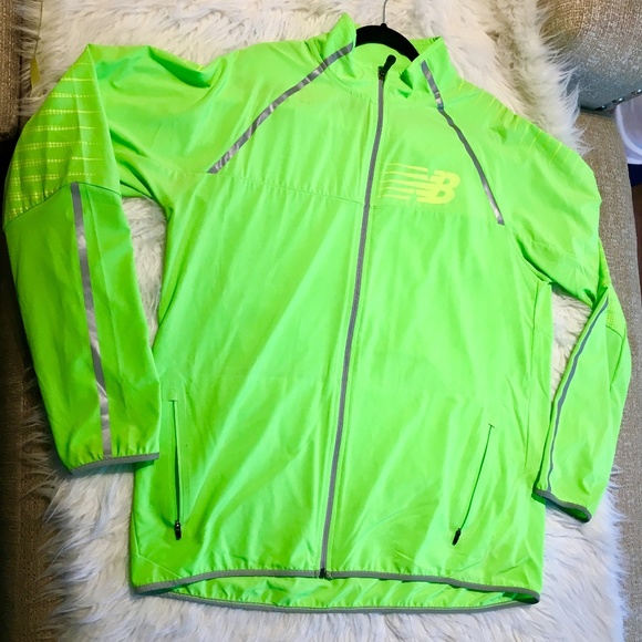 new balance green jacket